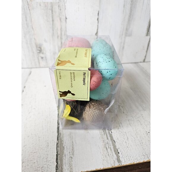 Pier 1 egg set Easter filler basket speckled decor centerpiece - Picture 2 of 5
